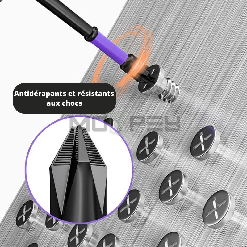 Magnetyczne końcówki wkrętakowe PH2 - antypoślizgowe, odporne na rdzę i bardzo trwałe (25-150 mm)